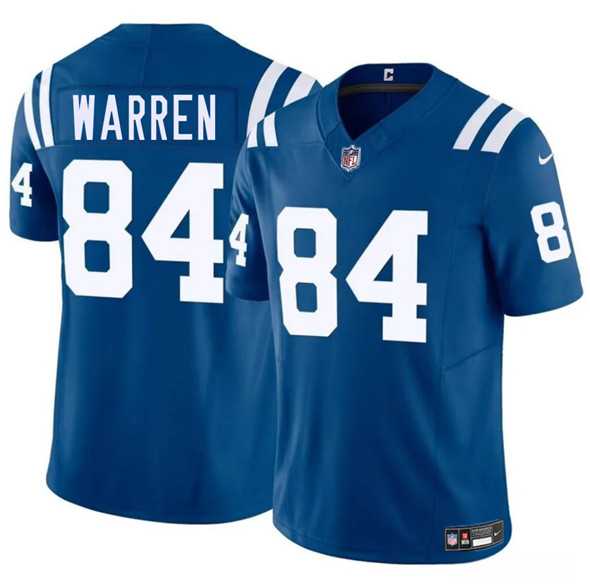 Men & Women & Youth Indianapolis Colts #84 Tyler Warren Blue 2025 Draft F.U.S.E. Vapor Limited Stitched Jersey->houston texans->NFL Jersey